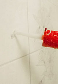 Förhindra fuktvandring genom borrhålen med tätningskudde