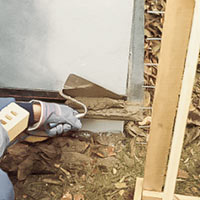 Börja alltid att mura vid ett hörn